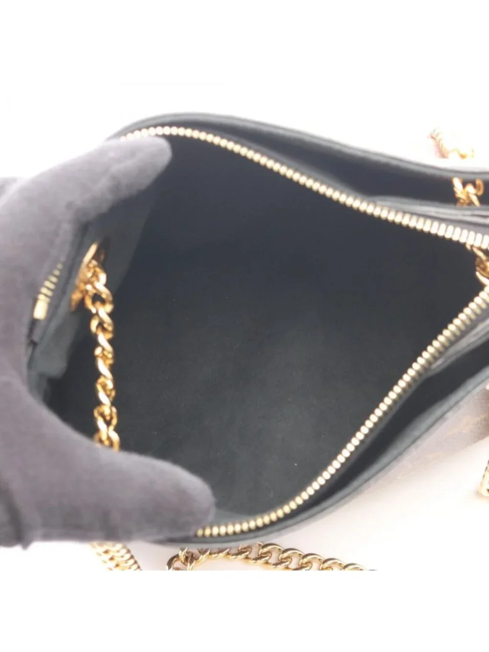 Louis Vuitton Shoulder Bag Nnu BB Monogram Canvas Exotic Cles